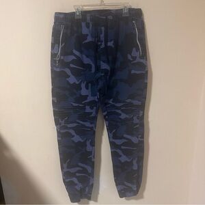 Phat Farm Mans Navy Camo Joggers size large..@71
